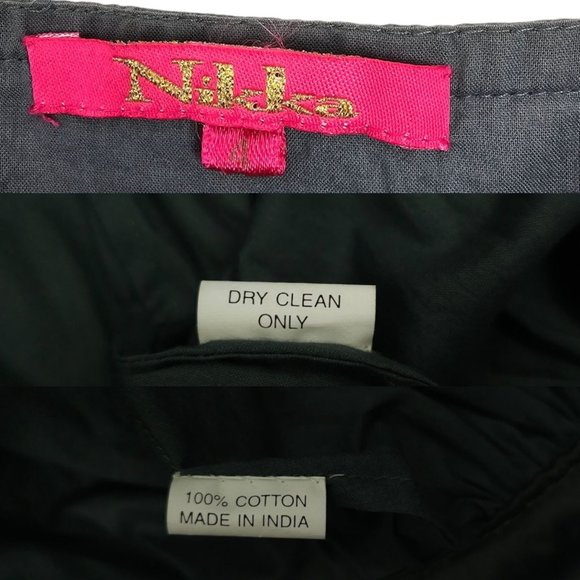 Nikka Strapless Floral Embroidered Top Mini Dress Womens Size 4 Side Zip - Picture 8 of 16